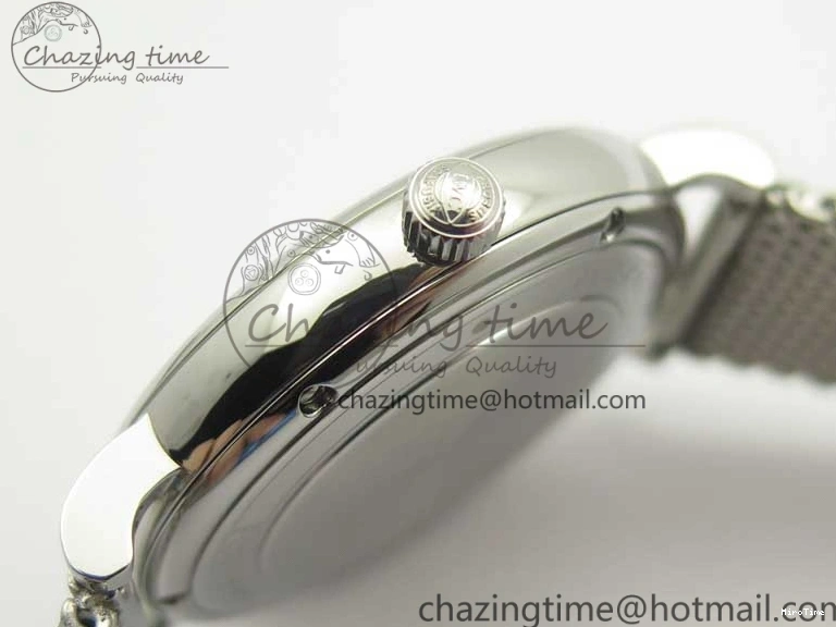 MIROTIME 0225 FastDry Portofino IW356501 SS V3 MK 1:1 Best Edition Black Dial On SS Mesh Bracelet MIYOTA 7195